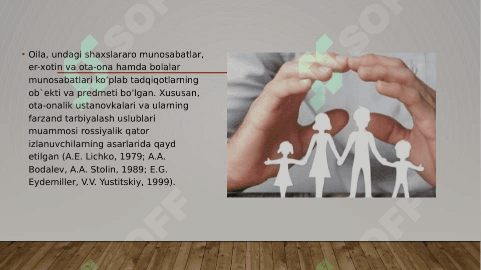 Ota-onalik ustanovkalari Tarbiya shakllari 3