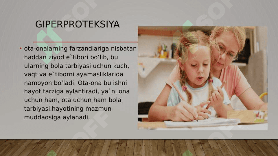 Ota-onalik ustanovkalari Tarbiya shakllari 7