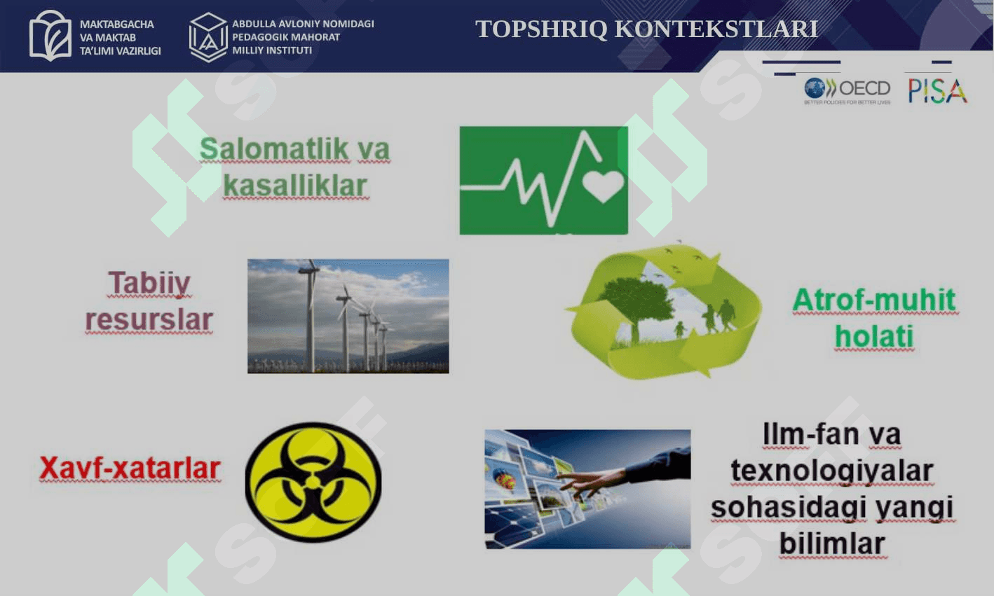 TABIIY-ILMIY SAVODXONLIK KOMPETENSIYALARI, O'QUVCHILARNING KOMPETENTLIGINI RIVOJLANTIRISH USULLARI 8