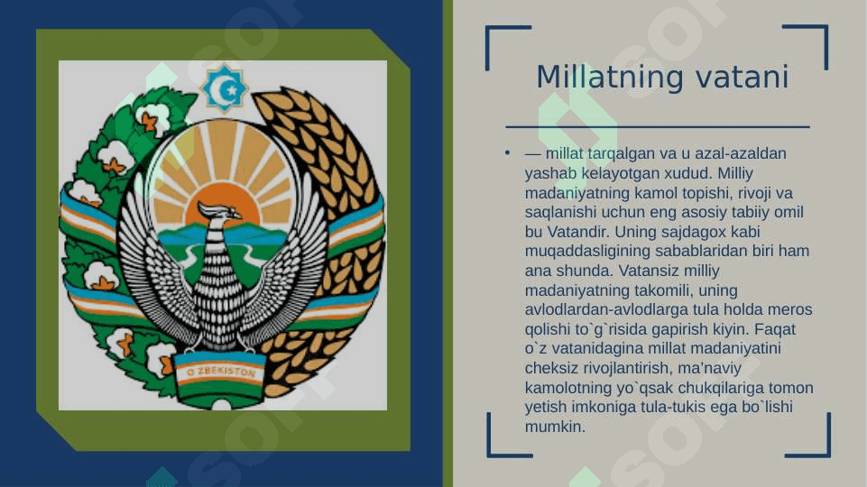 Dunyo xalqlari madaniyati o‘rtasidagi umumiyliklar va farqlar 7