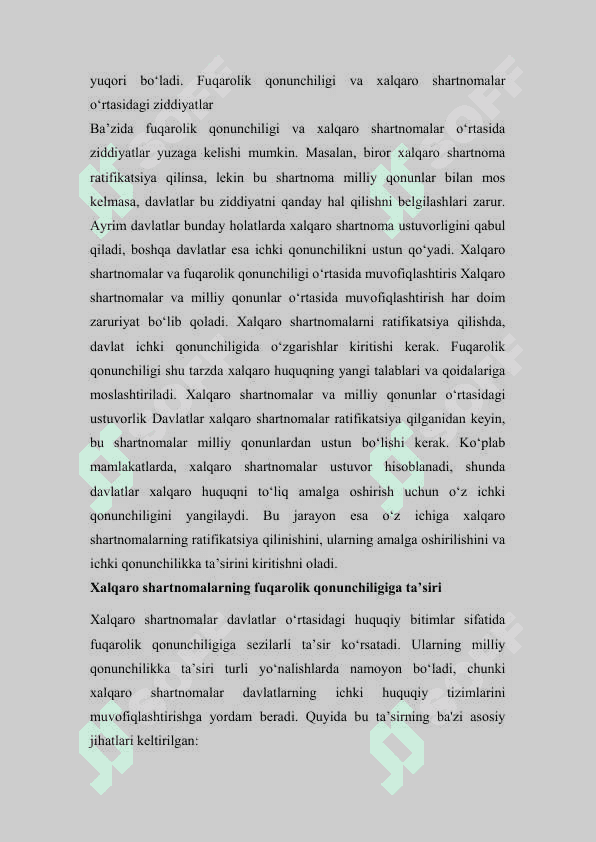 7-modda. Fuqarolik qonunchiligi va xalqaroshartnomalar hamda bitimlar 6