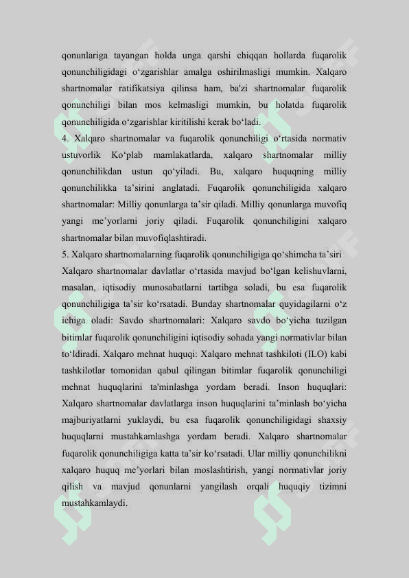 7-modda. Fuqarolik qonunchiligi va xalqaroshartnomalar hamda bitimlar 8