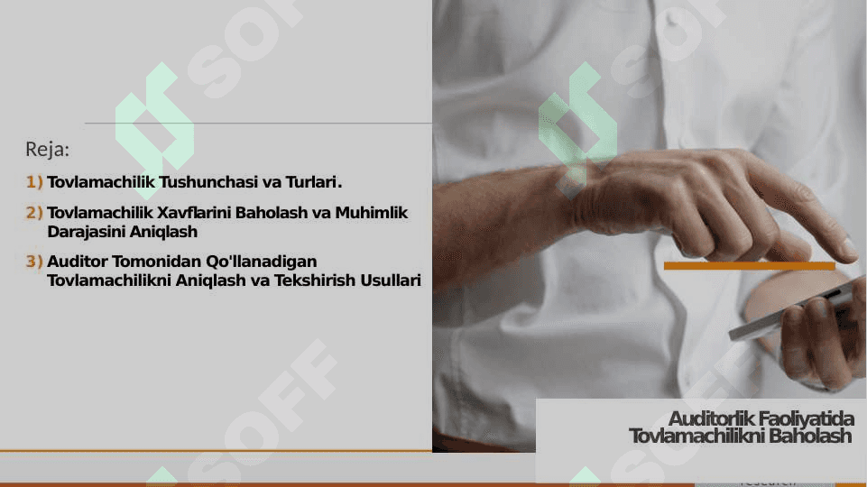 Auditorlik faoliyatida tovlamachilikni baholash 2