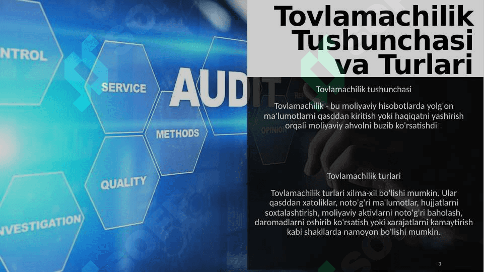Auditorlik faoliyatida tovlamachilikni baholash 3