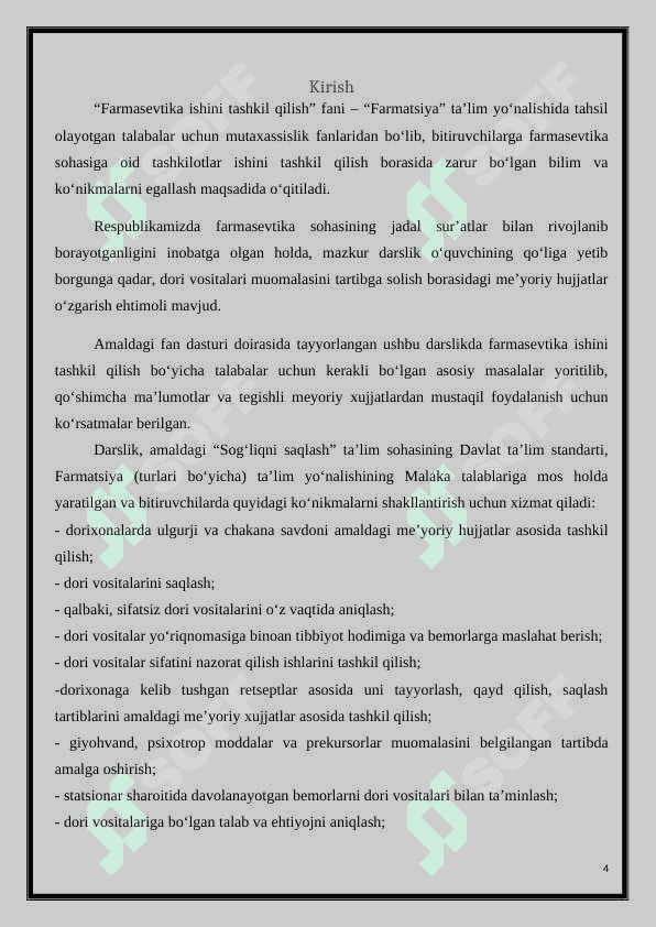 Farmasevtik xodimlarni dorixona xaridorlari bilan munosabatlari 4