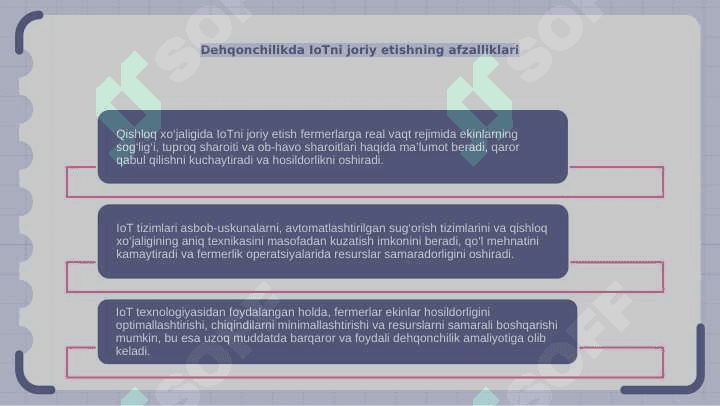 Qishloq xo'jaligida IoT tizimlari 4