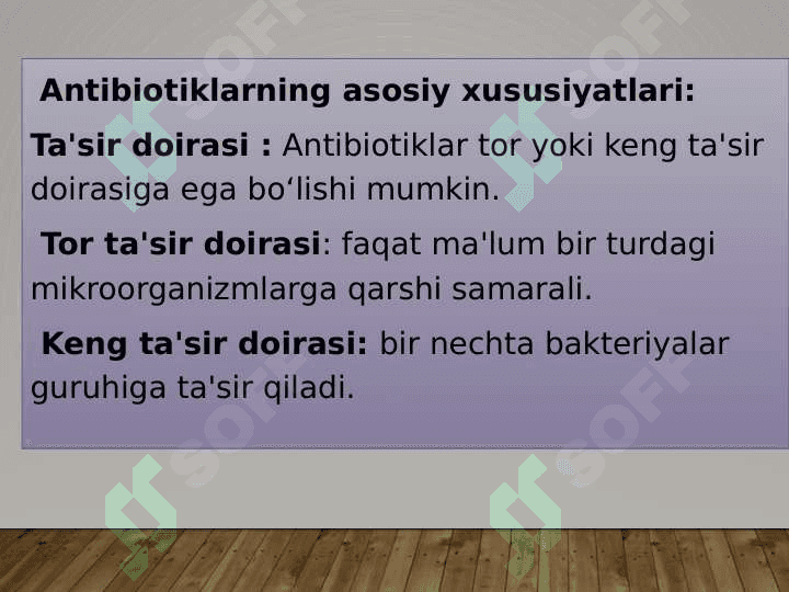 Bakteriyalarning antibiotiklarga chidamli shakllarini paydo bo`lish mexanizmlari 4