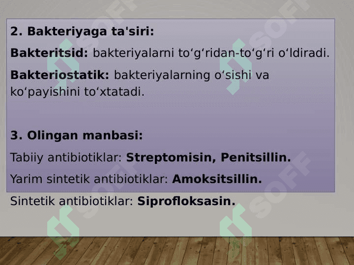Bakteriyalarning antibiotiklarga chidamli shakllarini paydo bo`lish mexanizmlari 5