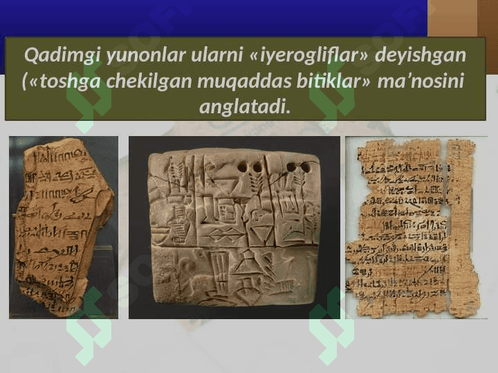 Qadimgi misrda ilmiy bilimlar 4