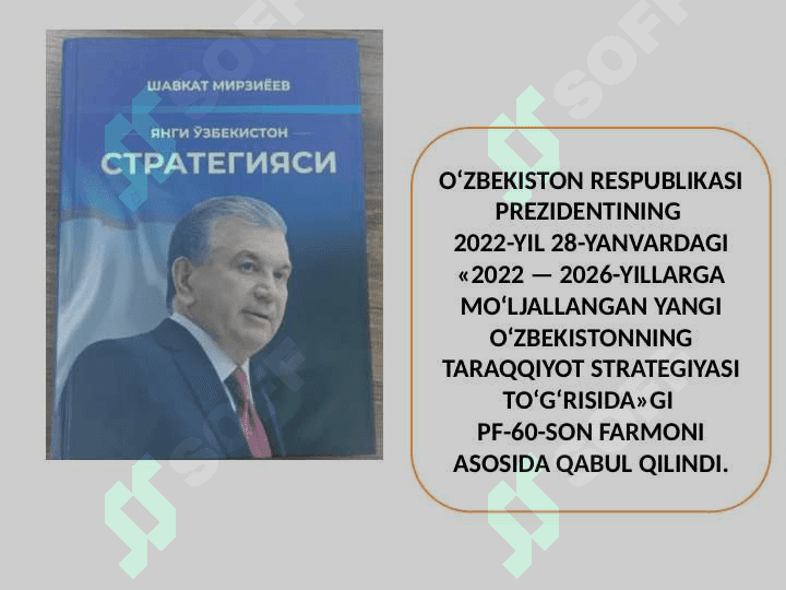 Harakatlar strategiyasi asosida jadal taraqqiyot va yangilanish sari 2