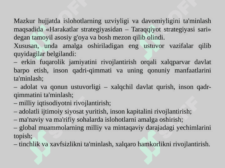 Harakatlar strategiyasi asosida jadal taraqqiyot va yangilanish sari 3