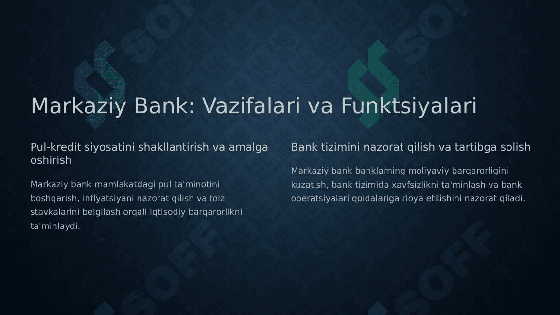 O'zbekiston respublikasida bank tizimi haqida batafsil 3