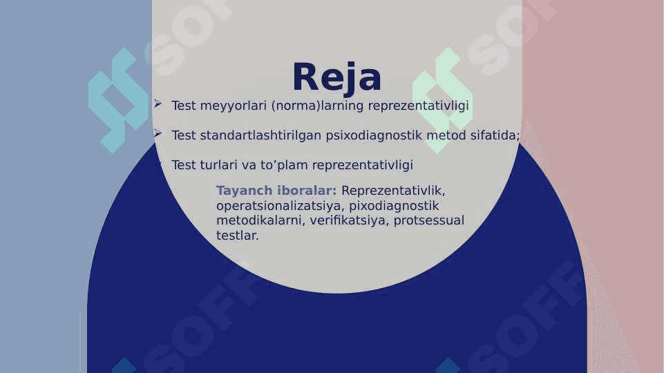 Test me’yorlari (norma)larning reprezentativligi 2