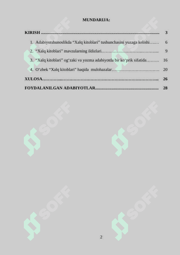 Xalq kitoblarining paydo boʻlish sabablari va adabiy jarayon 2