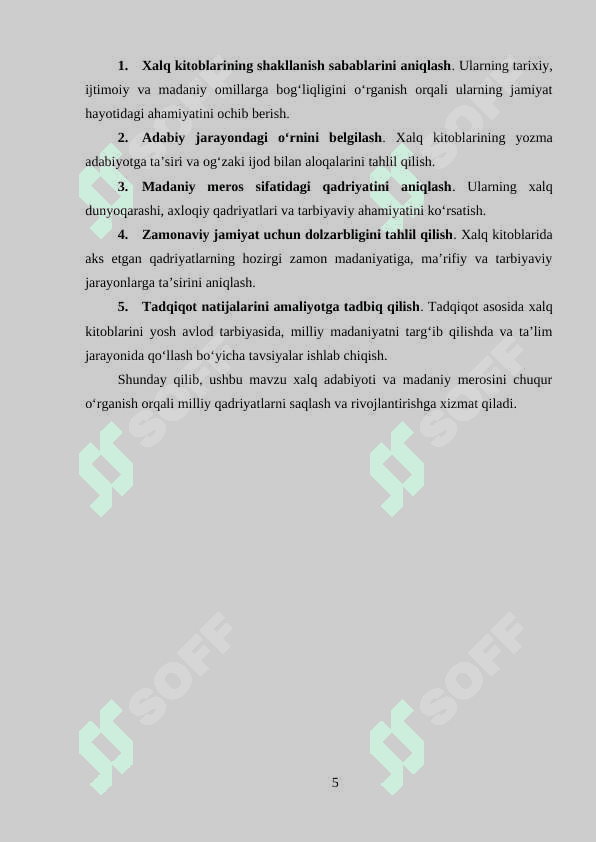 Xalq kitoblarining paydo boʻlish sabablari va adabiy jarayon 5