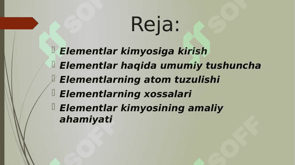 ELEMENTLAR KIMYOSIGA KIRISH 2