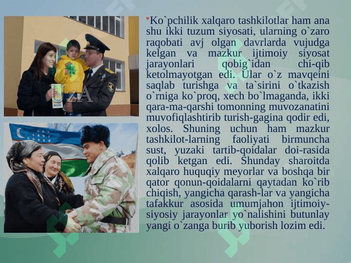 Mamlakatimiz milliy xavfsizlik tizimining shakllanishi va mustahkamlanishi 6