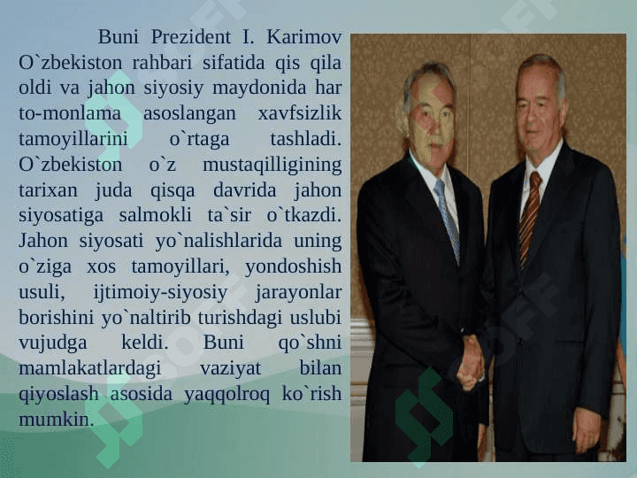 Mamlakatimiz milliy xavfsizlik tizimining shakllanishi va mustahkamlanishi 7