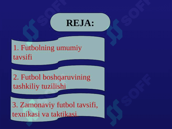 FUTBOL O’YIN TEXNIKASINING TASNIFI 2