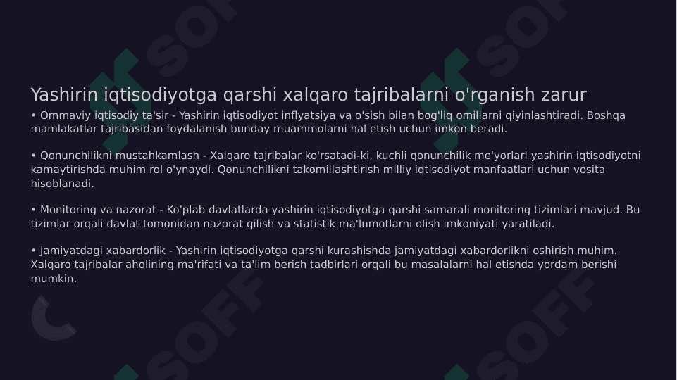 Yashirin (Xufyona) iqtisodiyot 3