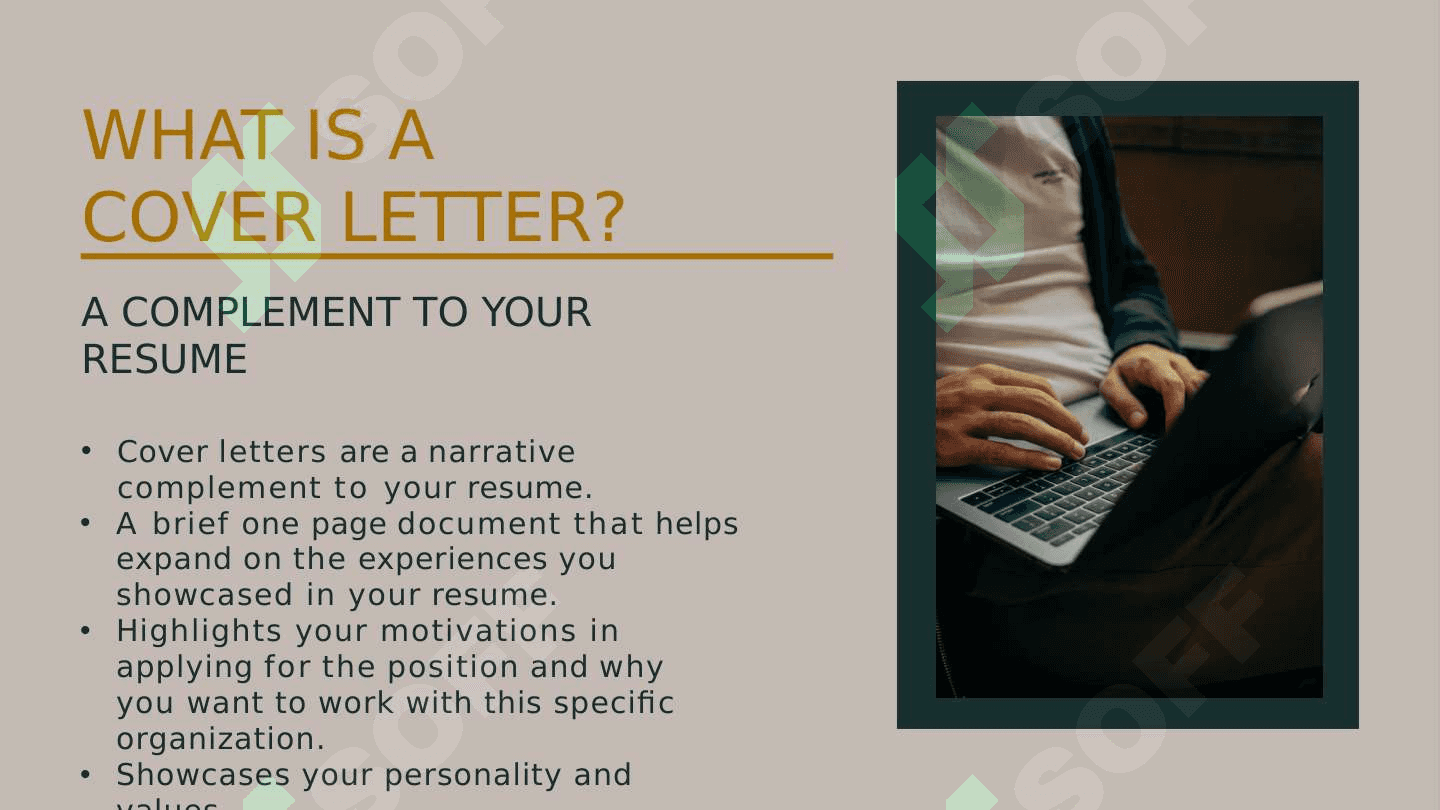 WRITING THE PERFECT COVER LETTER 3