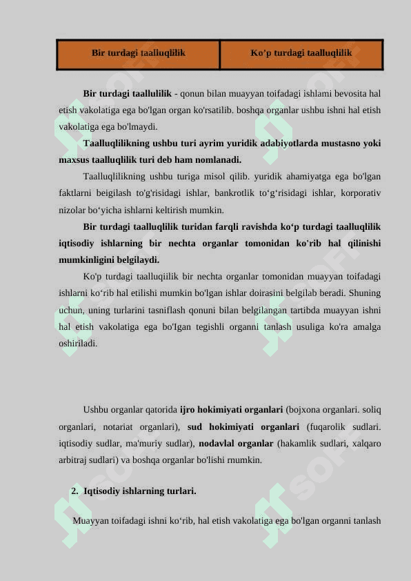 Iqtisodiy ishlarning taalluqliligi 3