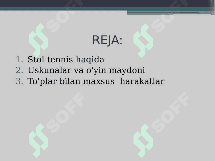 Stol tennisi.To'plar bilan mahsus mashqlar bajarish. 2 2