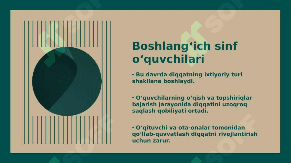 O‘quvchilar diqqatining ayrim yosh xususiyatlari mavzusida slayd 4