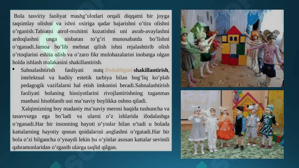 Maktabgacha taʼlim tashkilotida sahnalashtirish faoliyati 3