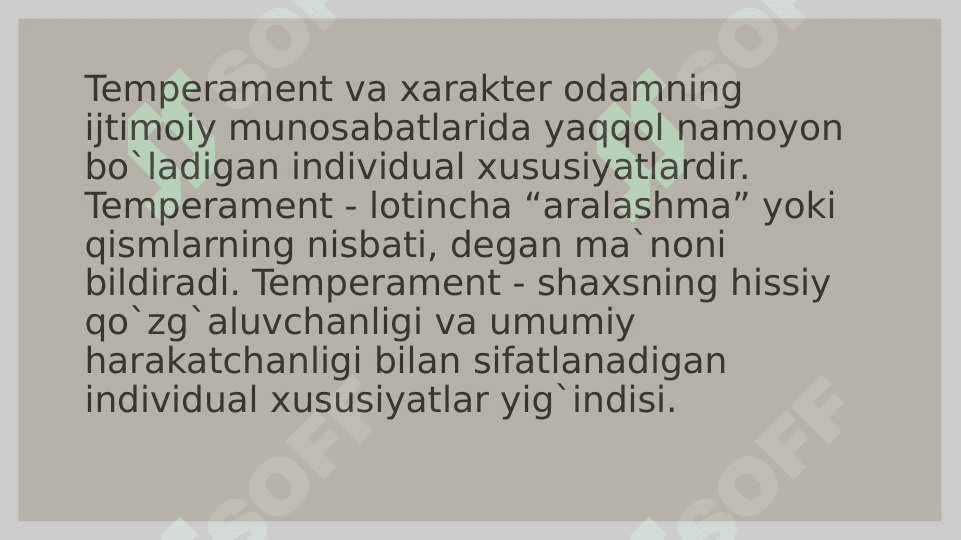 Temperament va uning nazariyalari 3