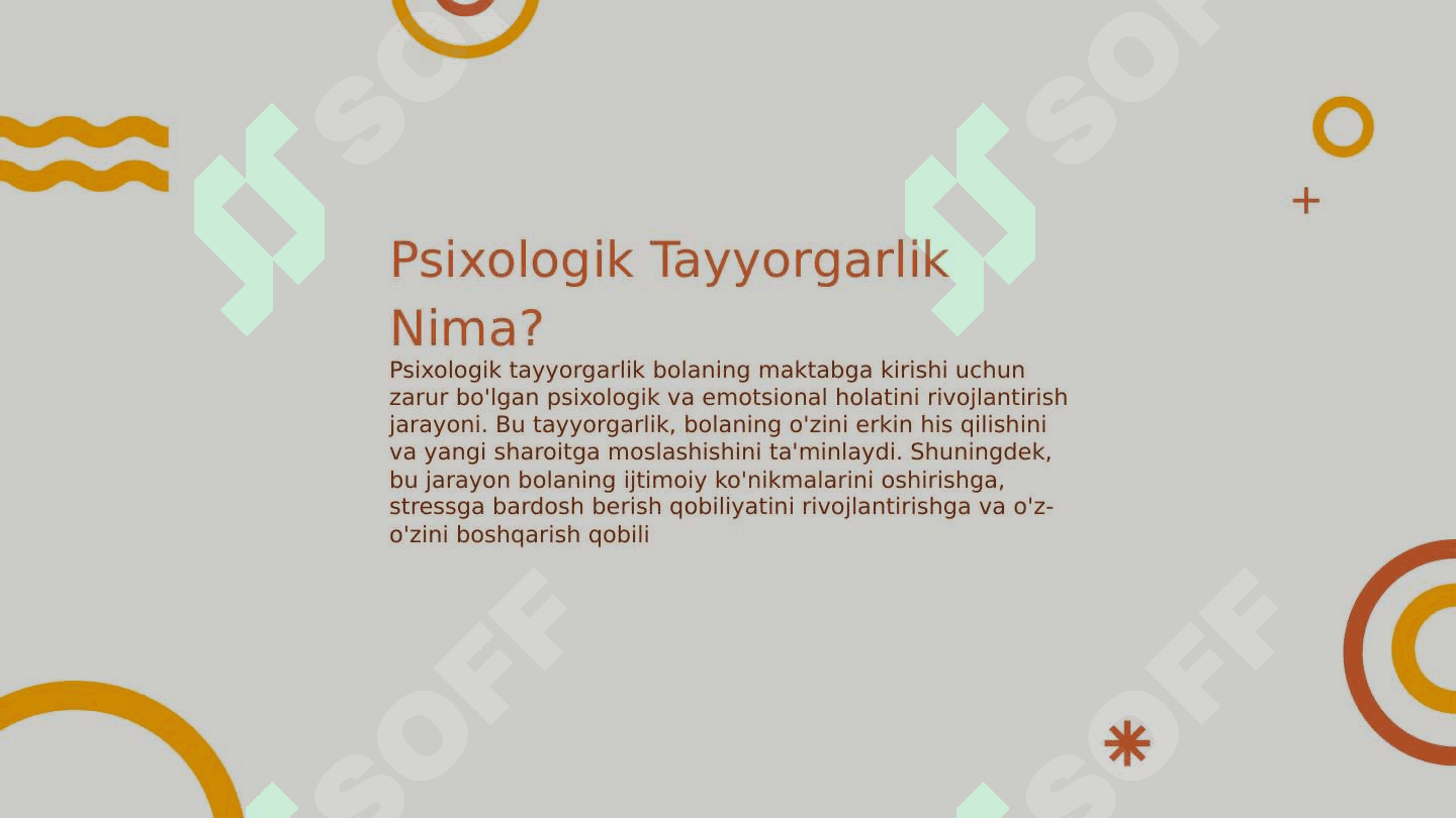 Bolaning maktabga psixologik tayyorgarligi 3
