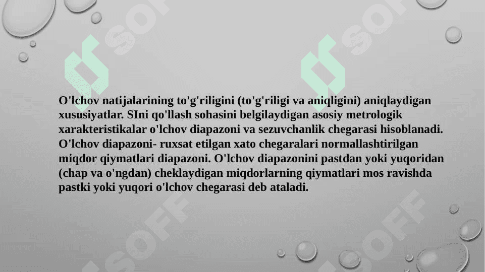 O'lchov asboblari turlari 8