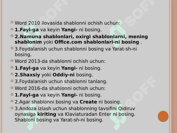 MS wordda kitob va broshuralar Tayyorlash.Titul varaqalarini tayyorlash 4