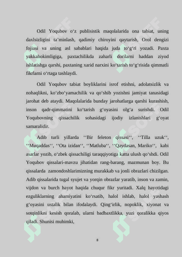 Kurs ishi 8