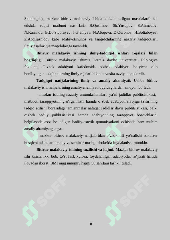 “TARAQQIY” GAZETASIDA ADABIY MATERIALLAR 8