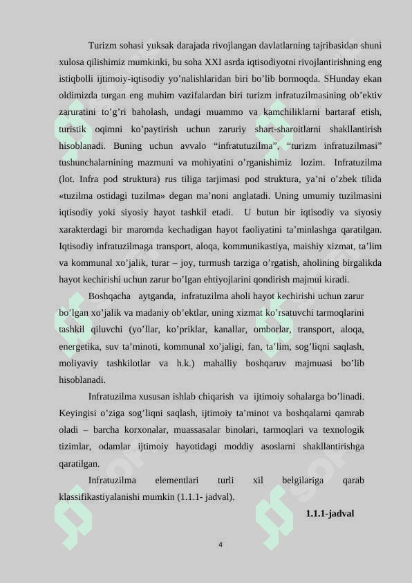 O’zbеkistоndа turizm infrаtuzilmаsini rivоjlаntirish  istiqbоllаri 4