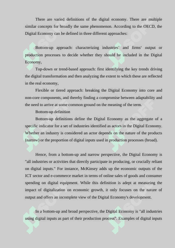 The importance and Prospects of digitalization in the Economy 6