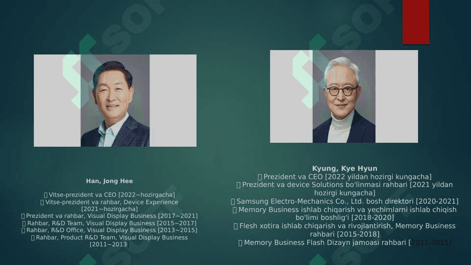 Mavzu: Samsung kompaniyasi tarixi 2