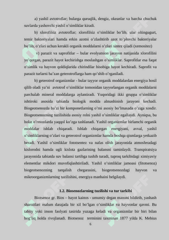 EKOLOGIK SISTEMA BIOGEOTSENOZ VA FITOTSENOZ 6