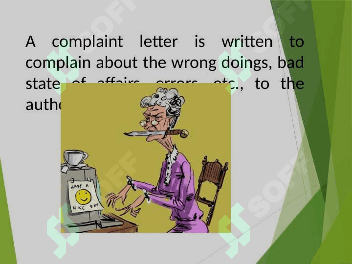 Complaint letters 2