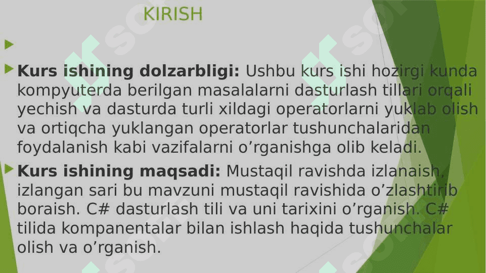C# dasturida tir dasturi tuzish 2