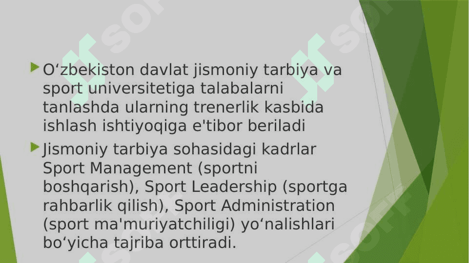 O’zbekistonda  ommaviy jimson tarbiya va sportni rivojlanishining zamonaviy kotseptsiyalari 2