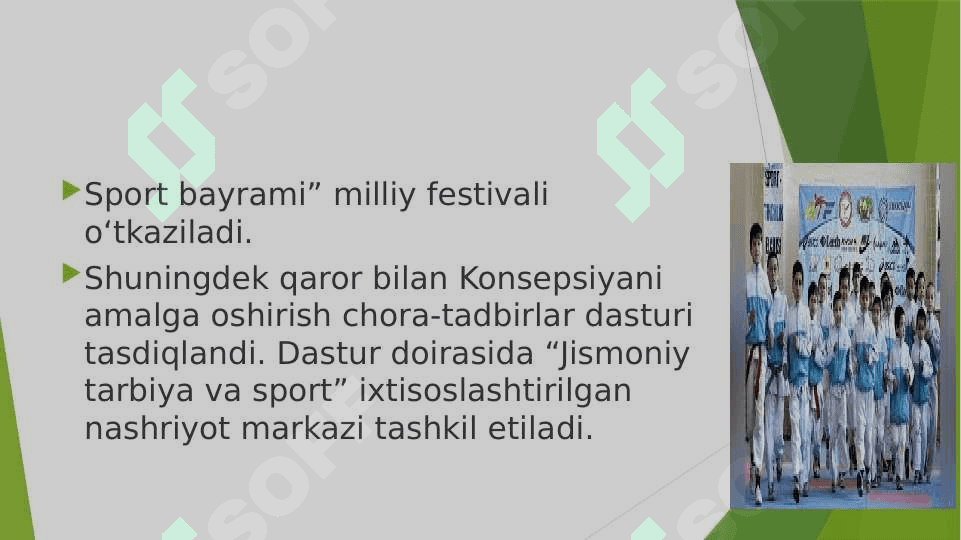 O’zbekistonda  ommaviy jimson tarbiya va sportni rivojlanishining zamonaviy kotseptsiyalari 4