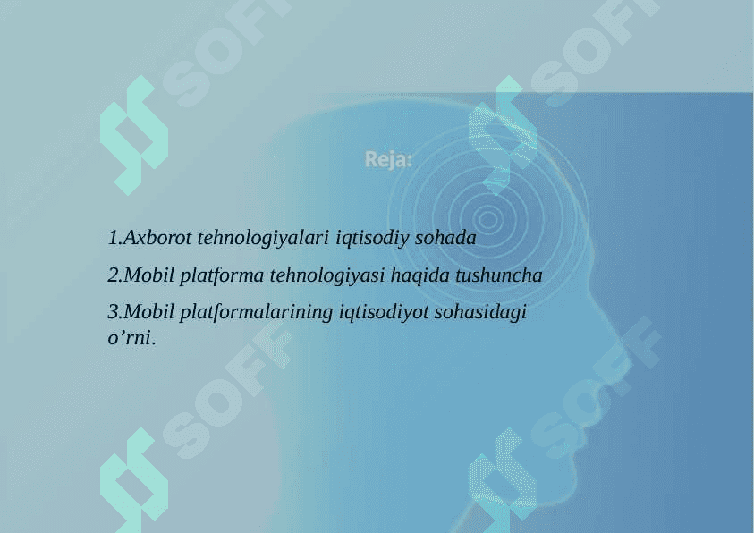 Iqtisodiy axborot tizimlarida mobil platformlar texnologiyasining o'rni va ahamiyati 2