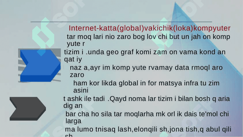 Mobil internet texnologiyalari 3