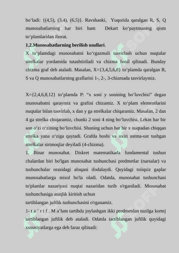 Cheklangan kvantorlar. mantiqiy kvadrat. Formulalarning normal kanonik formalari. Maxsus binar munosabatlar soni 4
