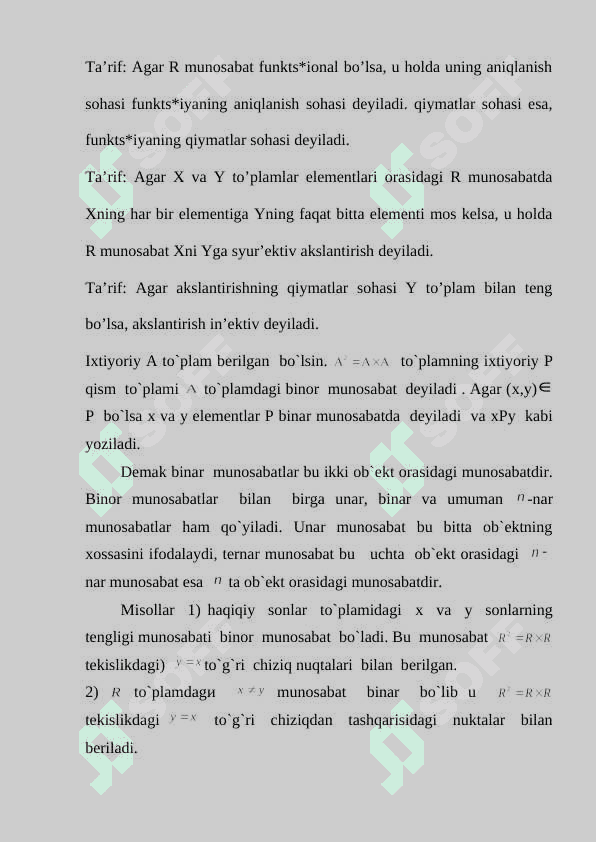 Cheklangan kvantorlar. mantiqiy kvadrat. Formulalarning normal kanonik formalari. Maxsus binar munosabatlar soni 8