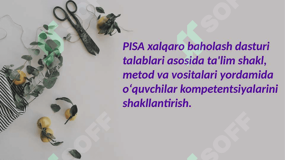 PISA xalqaro baholash dasturi 3