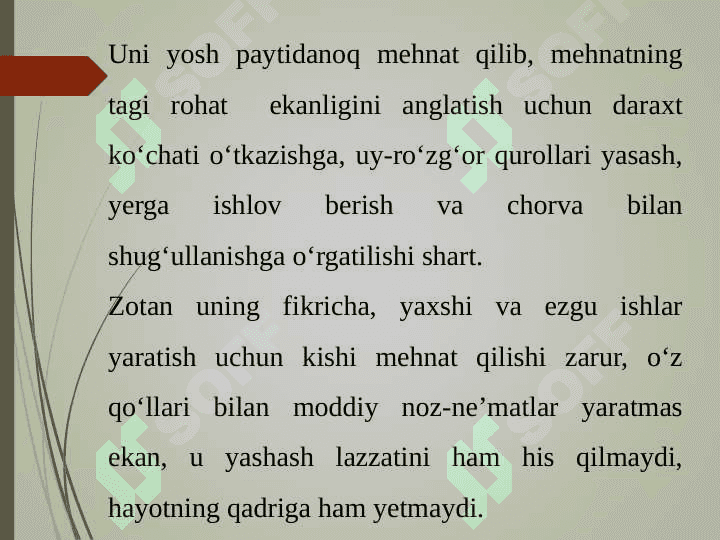 Sharq mutafakkirlari asarlarida oila va farzand tarbiyasiga bog'liq masalalar 5