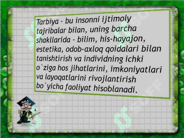 Sharq mutafakkirlari asarlarida oila va farzand tarbiyasiga bog'liq masalalar 7